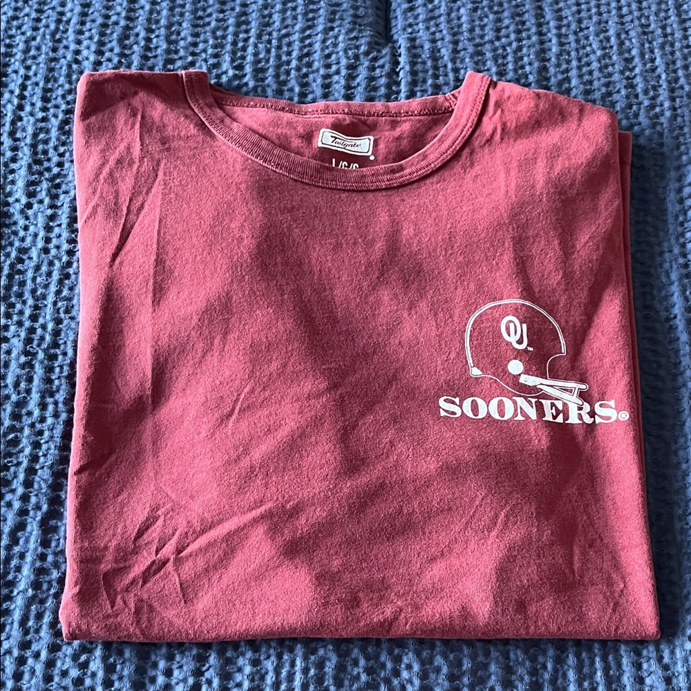 AEO TailGate Sooners Red T-Shirt